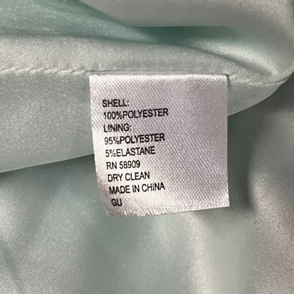 Alex Marie Ruffle Dress 6P Petites Floral Sheer Chiffon V-Neck Puff Sleeve Tier - Picture 12 of 12